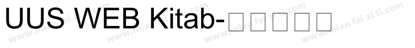 UUS WEB Kitab字体转换